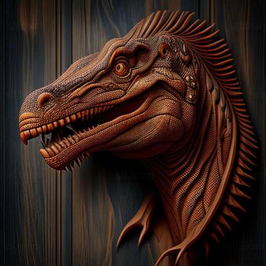 3D model Elrhazosaurus (STL)